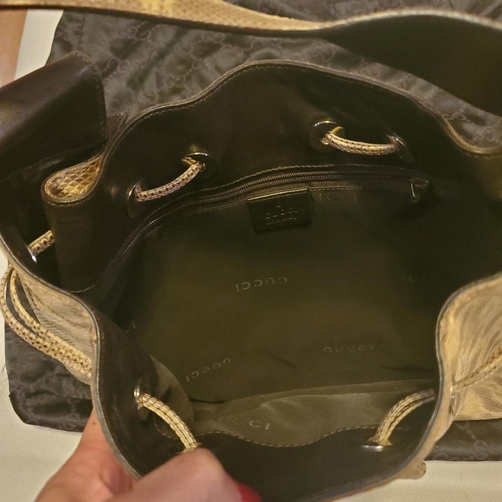 Gucci python shoulder bag - Picture 4 of 7